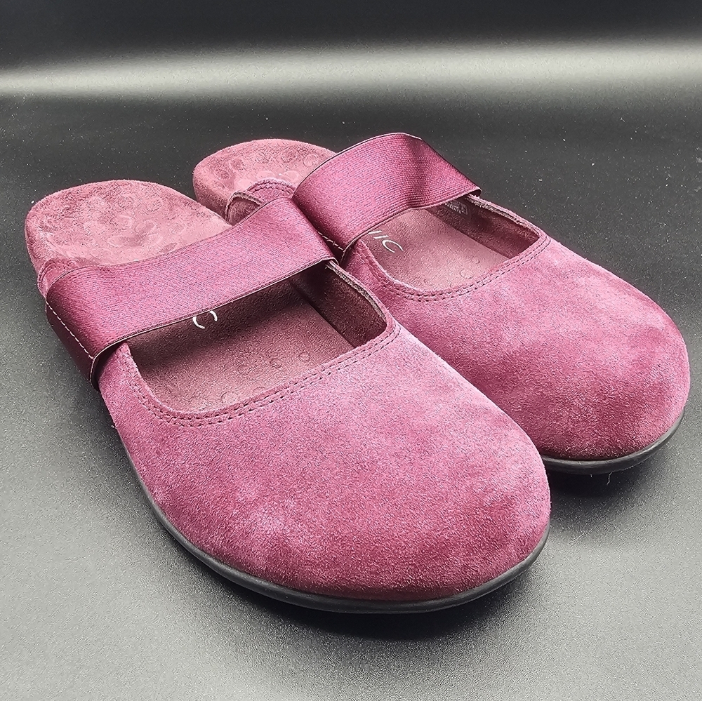 Vionic Laurel Merlot Slip On Slides Clogs - image 2